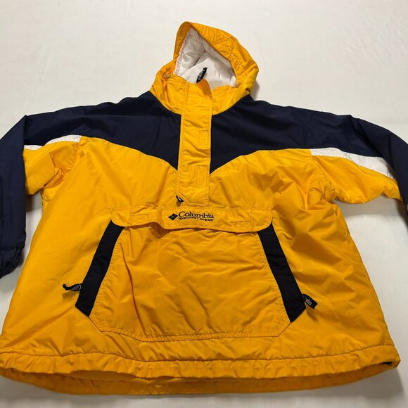 ~~Columbia VINTAGE Sportswear 1/2 Zip Insulated Pullover Ski Jacket Womens XL  * - Picture 1 of 7